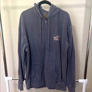 Men's Gray Zip-Up Hoodie Mercy Flight NY Limited Edition
